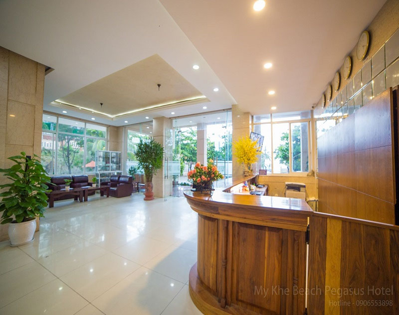 Sảnh lobby rộng rãi khang trang