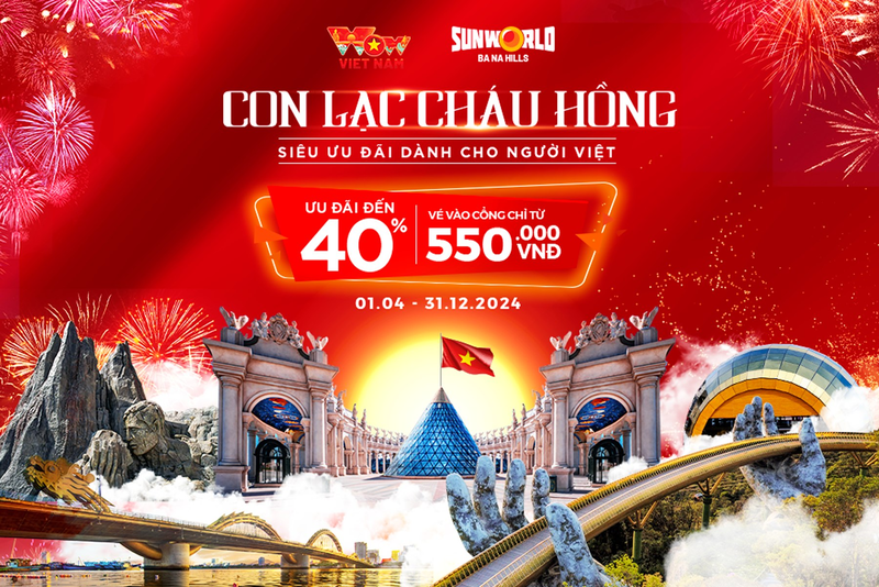 Ưu đãi đến 40% giá vé vào cổng Sun World Ba Na Hills lần đầu tiên được áp dụng kể từ khi ra mắt