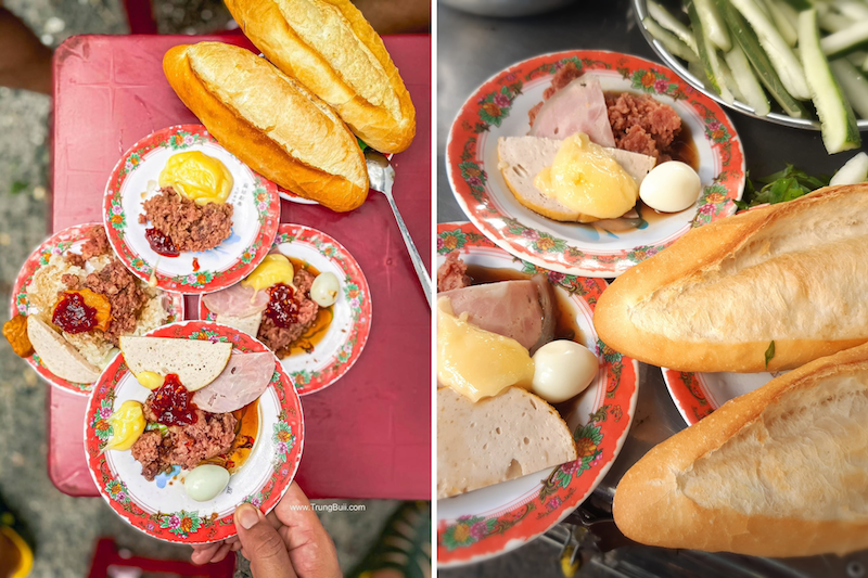 Bánh mì chấm pate - món ăn sáng quen thuộc tại Đà Nẵng