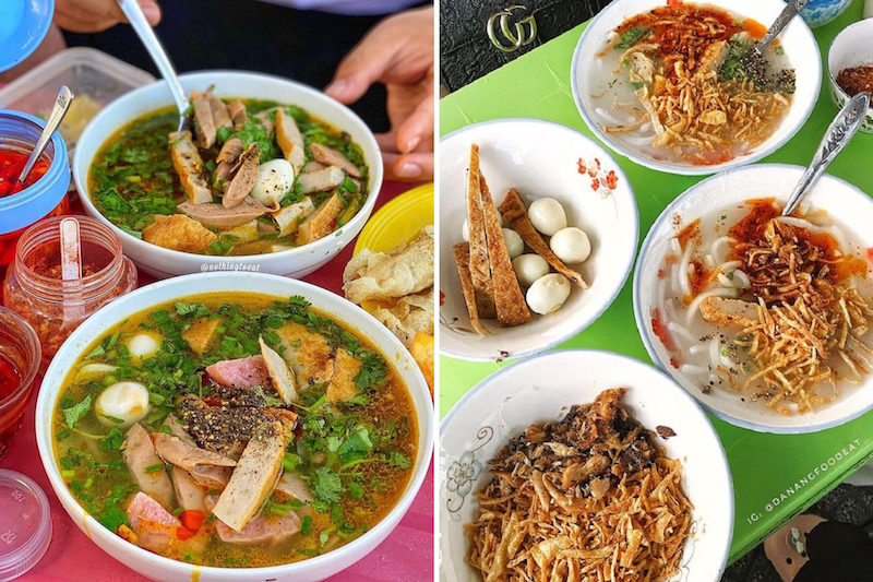 Món Bánh Canh đầy đủ topping cùng nước dùng ngọt thanh