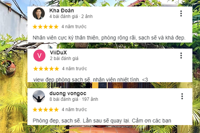 Du khách dành nhiều lời khen cho sự nhiệt tình và hiếu khách của Homestay Da Nang Full House