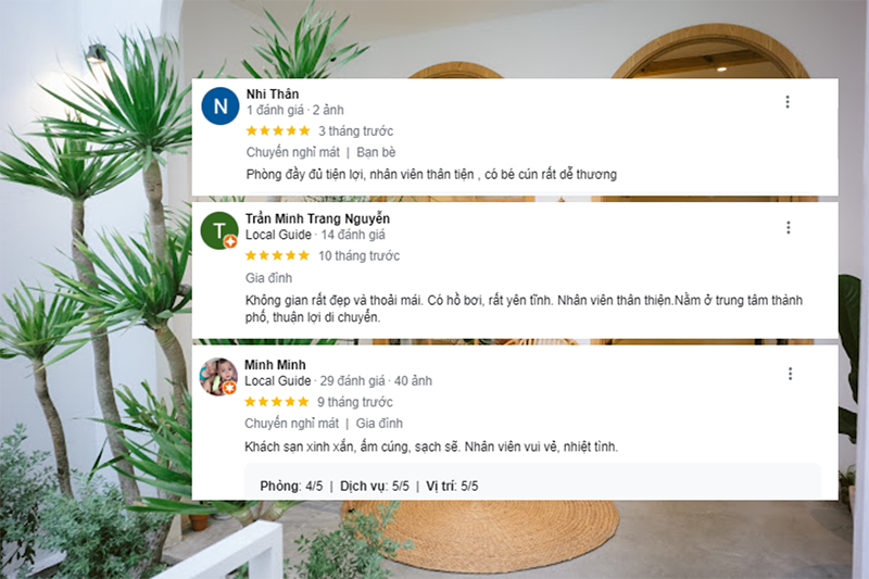 Những review tích cực của khách du lịch quốc tế khi ghé thăm và dừng chân tại LaDa’s House