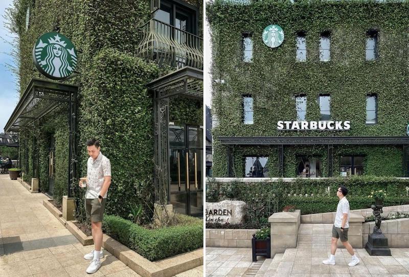 Góc check-in siêu hot tại Starbucks Ba Na Hills