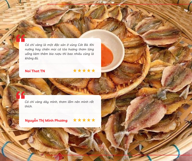 Chia sẻ của du khách về món cá chỉ vàng Hải Phòng