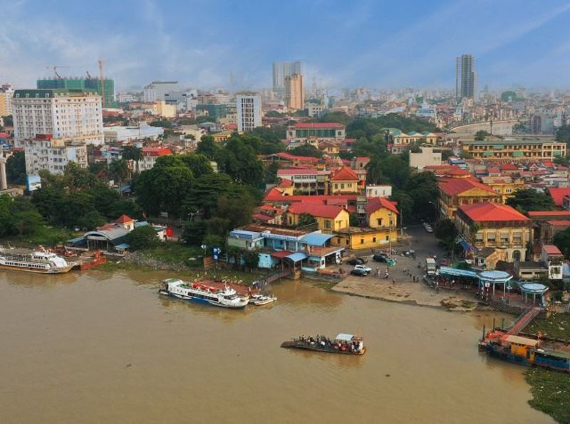 Bến tàu cao tốc tọa lạc ngay giữa lòng phố cảng nhộn nhịp (Nguồn: Cổng thông tin điện tử thành phố Hải Phòng)