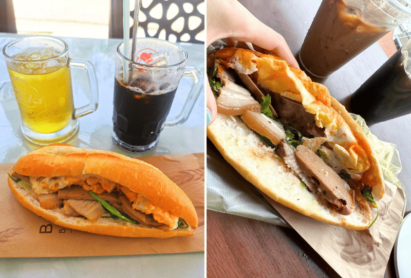 Bánh mì bà Đào có đa dạng loại nhân truyền thống của Đà Nẵng