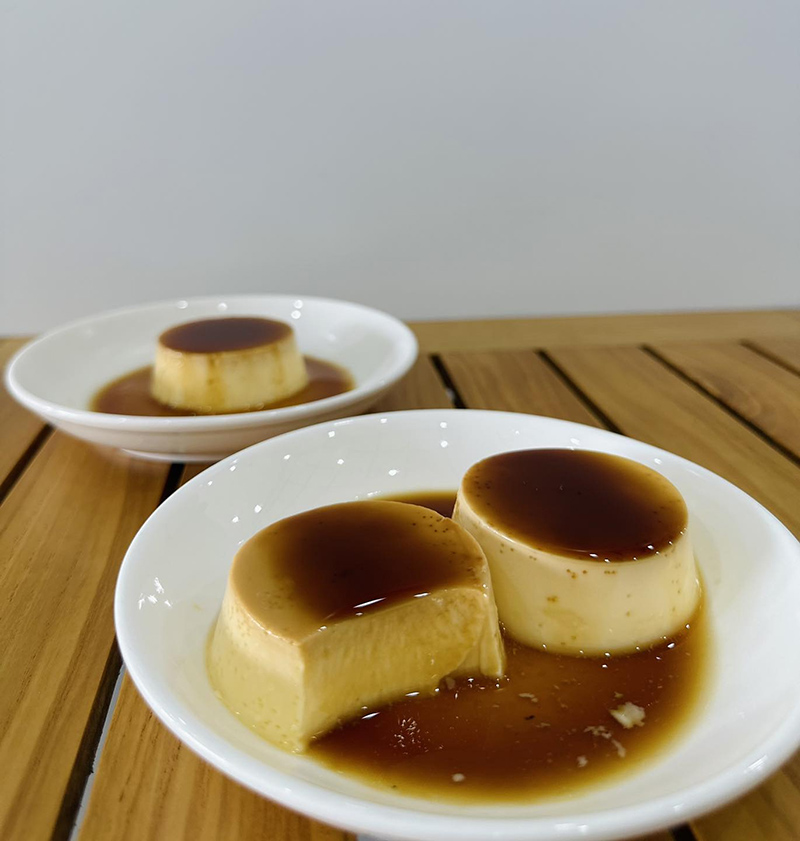 Bánh flan núng nính