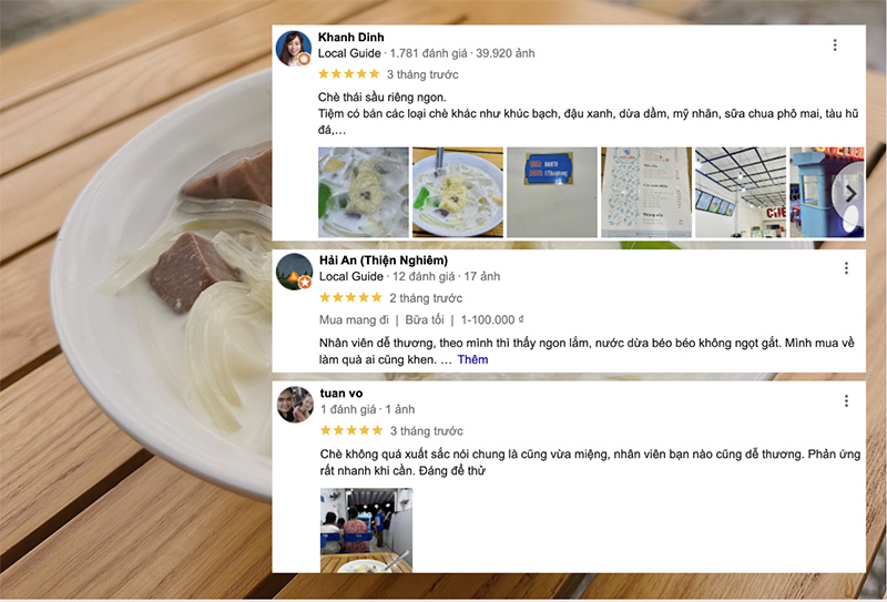 Chè Liên cơ sở 175 Hải Phòng review