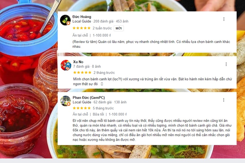 Bánh canh ruộng 20 Hà Thị Thân review