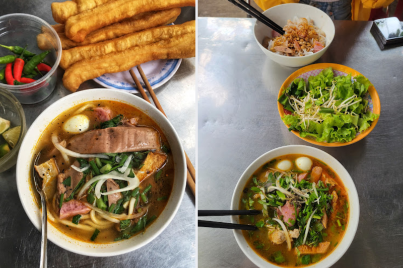 bánh canh ruộng chả Huế và bánh canh thịt