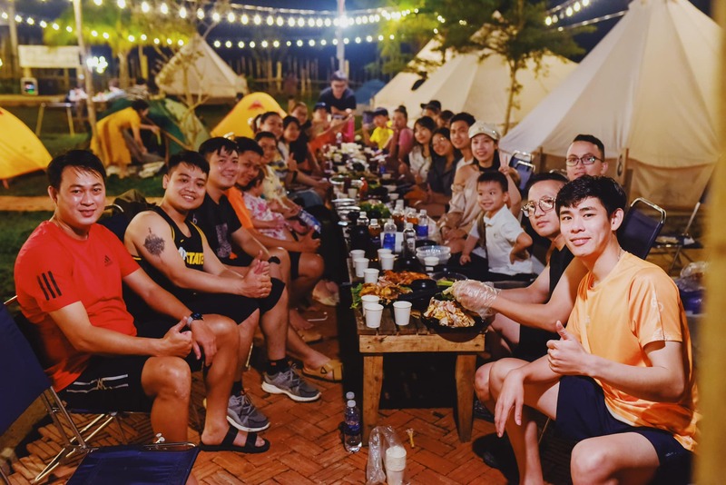 Hoà Bắc Ecolodge khuyến khích du khách tự tổ chức tiệc BBQ (Nguồn: Hoà Bắc Ecolodge)