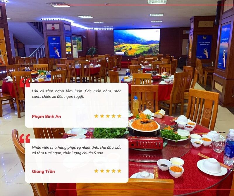 Đánh giá của du khách khi tới trải nghiệm tại Nhà hàng A Dũng