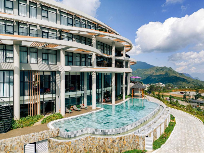 Bể bơi vô cực Lady Hill Sapa Resort