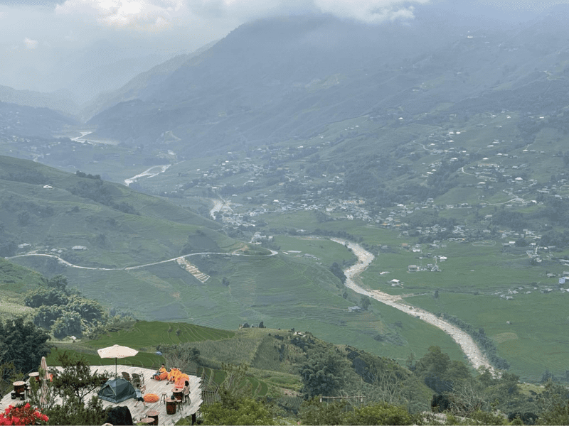 Thung lũng Mường Hoa nhìn từ Best View Sa Pa