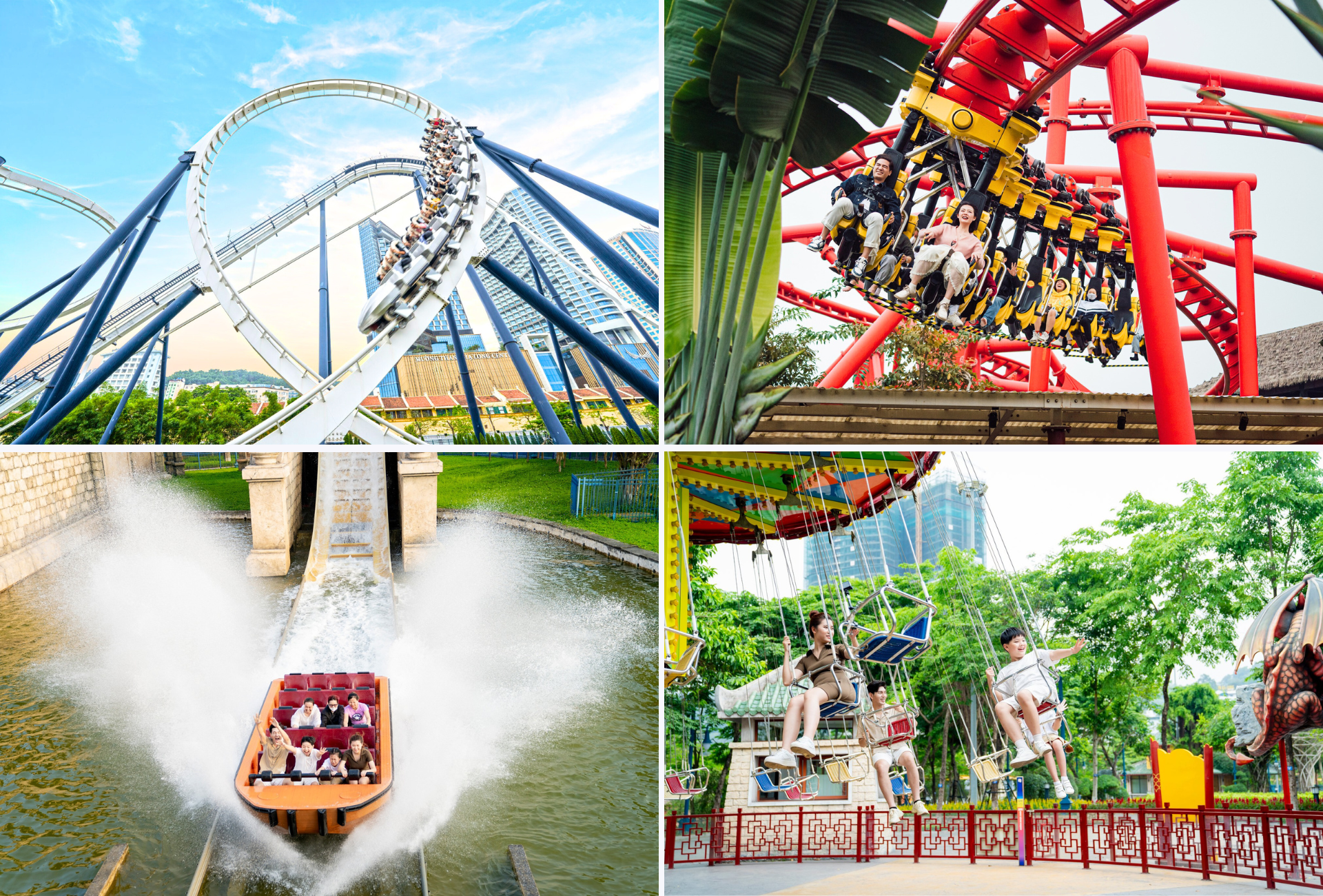 Công viên Rồng Dragon Park có vô vàn trò chơi mạo hiểm hấp dẫn