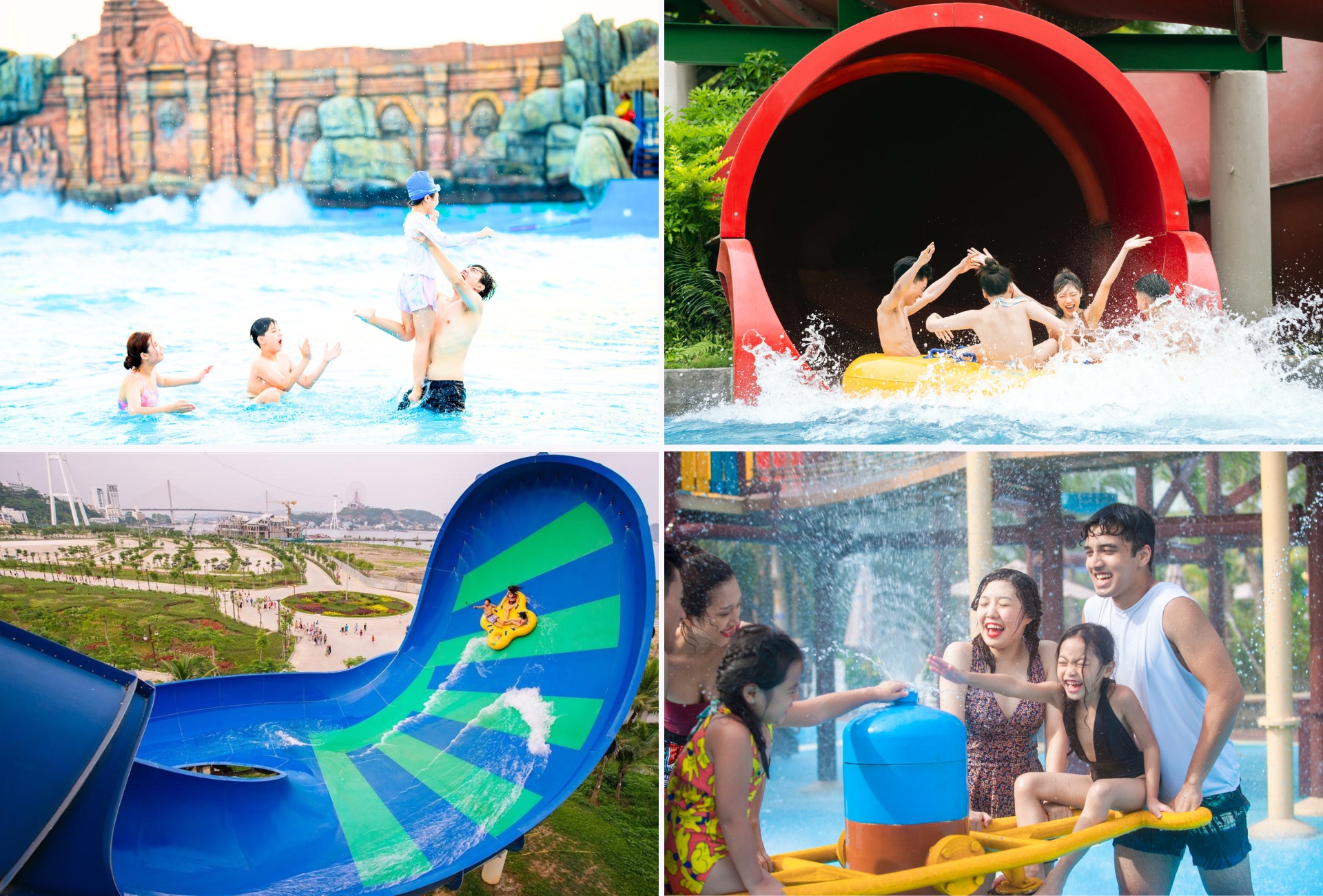 Khuấy đảo nắng nóng Hạ Long bằng những trò chơi bom tấn tại Công viên Nước Typhoon Water Park