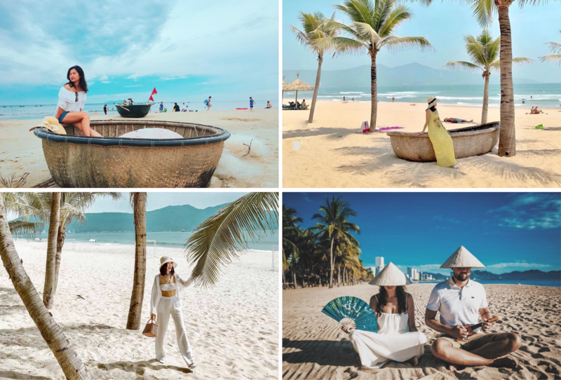 Những bức hình check-in đầy nghệ thuật trên bãi biển T20-T18