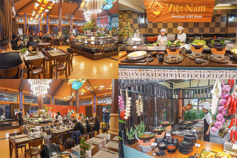 Không gian nhà hàng Thế giới Buffet