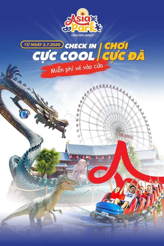 Hiện nay, Sun World đã miễn phí giá vé Asia Park - Công viên Châu Á mang đến nhiều lợi ích cho du khách