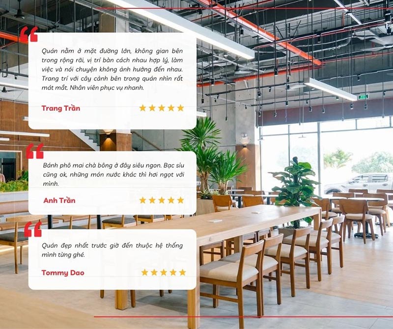 Một số đánh giá thực tế của du khách về quán The Coffee House núi Bà Đen