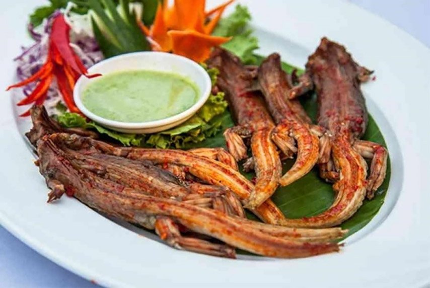 Thằn lằn núi Bà Đen có hương vị thơm ngon khó cưỡng