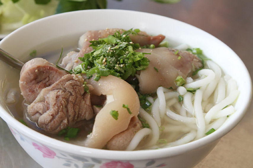 Hình dạng món bánh canh Tây Ninh