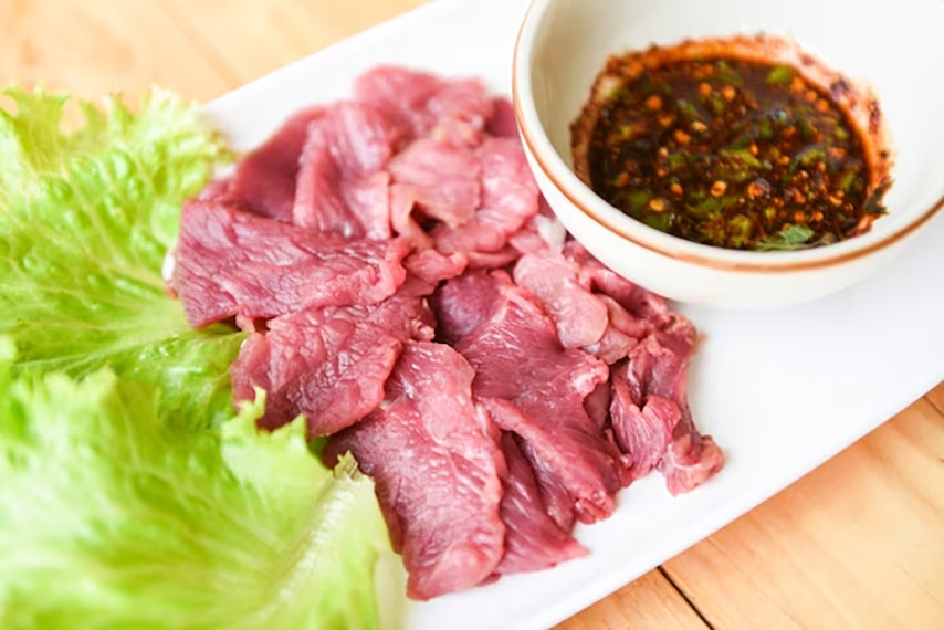 Bò tơ Tây Ninh độ dai mềm vừa phải