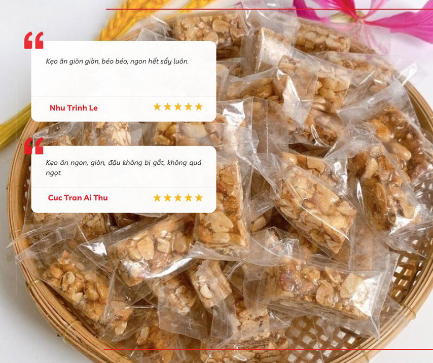 Kẹo thèo lèo được các em nhỏ và người lớn yêu thích 