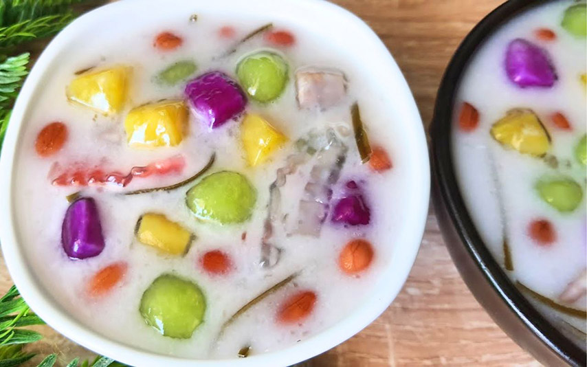 Món chè bà ba làm từ khoai dẻo, thơm ngậy 
