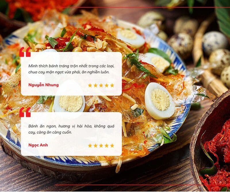 Đánh giá của du khách về món bánh tráng trộn Tây Ninh