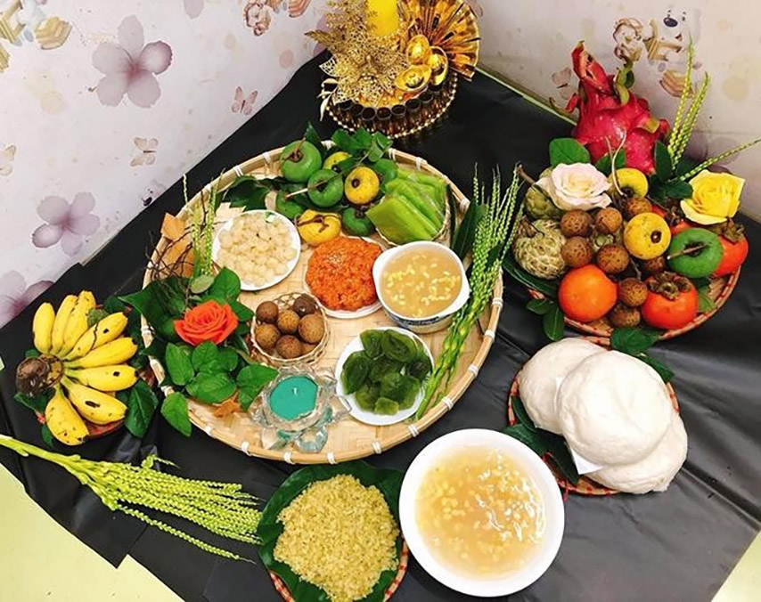 Các lễ phẩm cúng dường phong phú và đa dạng 