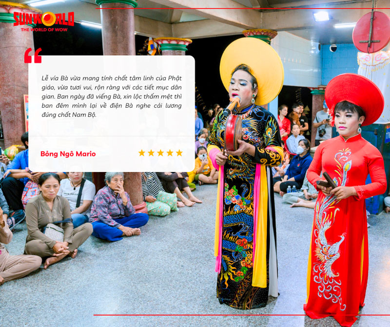 cảm nhận của du khách về lễ vía Bà