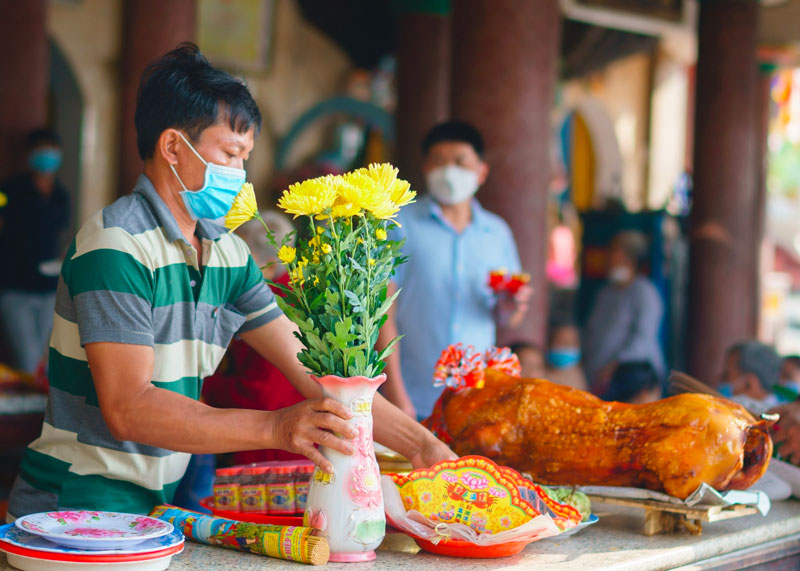 Lễ vật dâng lễ vía Bà Tây Ninh