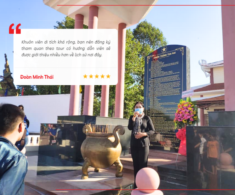 Du khách để lại lời khuyên về việc đăng ký tham quan theo tour có hướng dẫn viên 