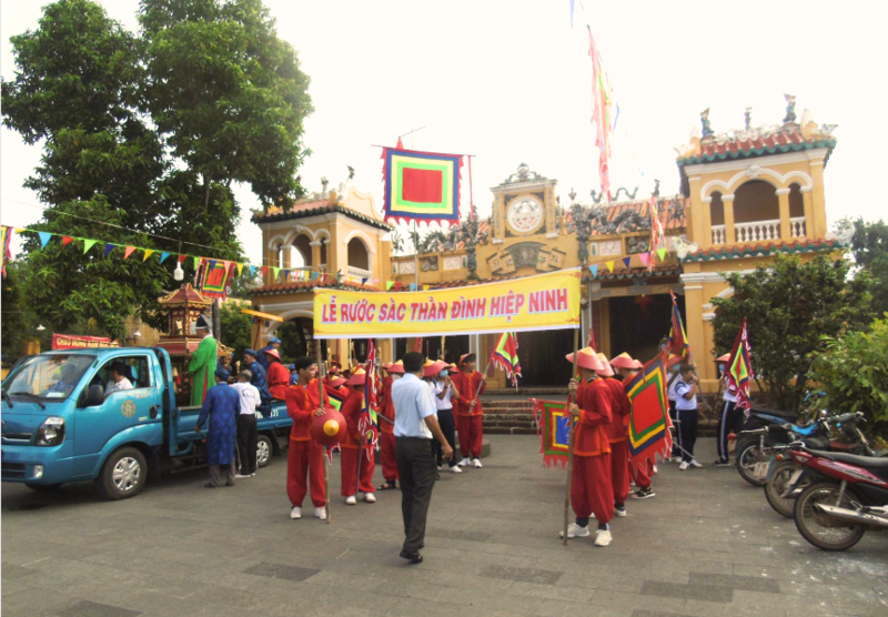 Không khí Lễ Kỳ Yên đình Hiệp Ninh