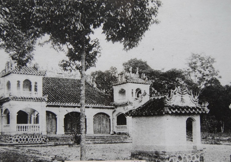 Hình ảnh đình cổ Đinh Hiệp Ninh những năm 1900
