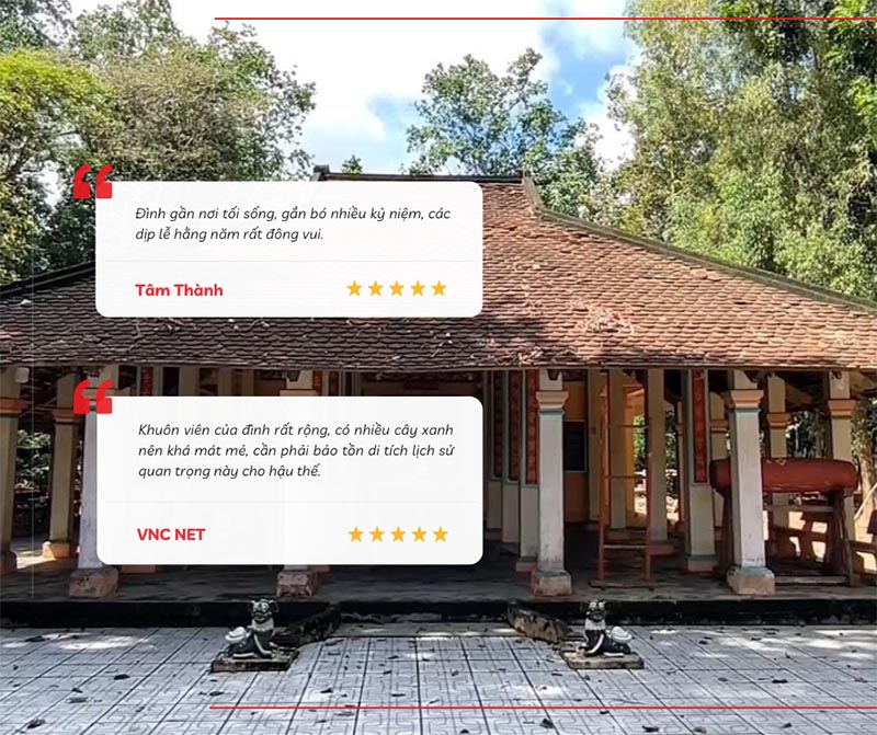 Nhận xét của du khách về đình Cẩm An