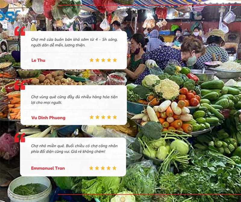 Nhận xét của du khách về chợ Thạnh Đức