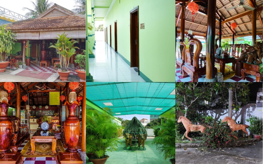 Khu vực tiếp tân của khách sạn Tân Mỹ Thiên