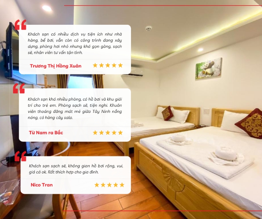 Đánh giá của du khách về dịch vụ tại khách sạn Vườn Cau