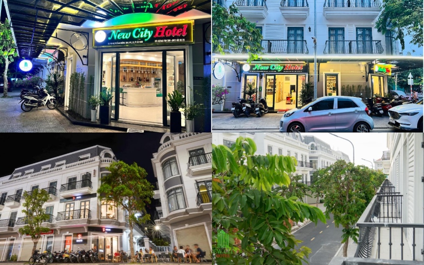 Diện mạo bên ngoài khách sạn New City