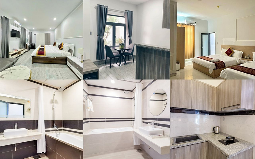 Thiết kế bên trong phòng khách sạn Hoàng Mai 