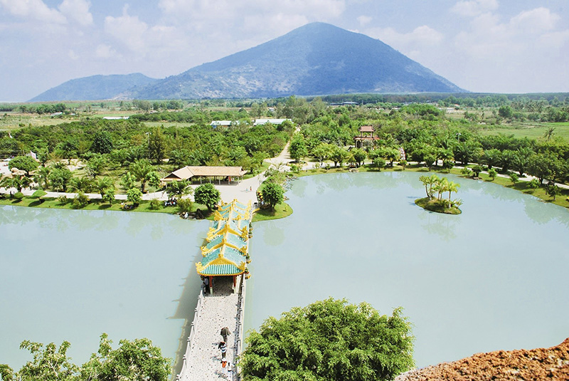 Khuôn viên khu du lịch Long Điền Sơn lên đến 27ha