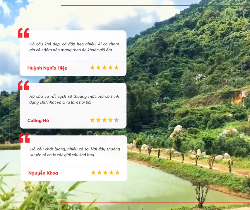 Khách tham quan nhận xét tốt về những trải nghiệm tại khu du lịch Quyết Thắng