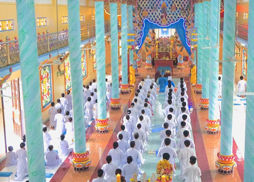 Nghi thức cúng tại thánh thất địa phương