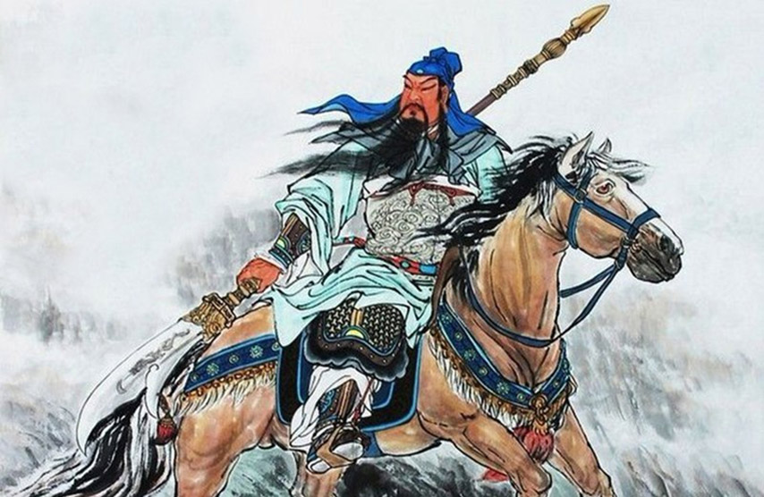 Hình tượng Đức Quan Thánh Đế Quân cưỡi Xích Thố 