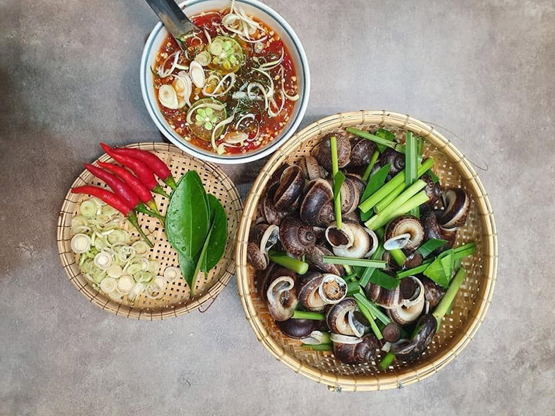 Ốc núi Bà Đen - món trong những món ăn đặc sản của tỉnh Tây Ninh