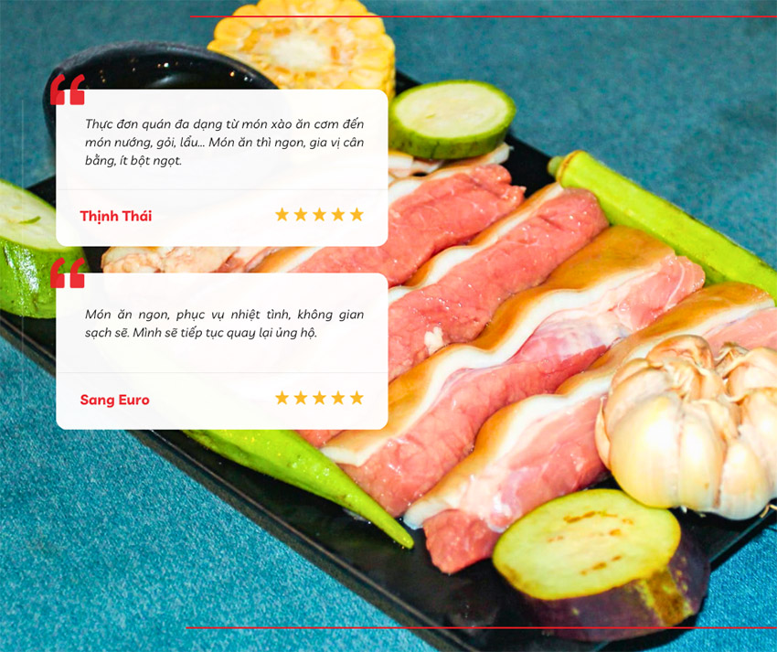 Món bò tơ rau rừng Gia Hưng được đa số thực khách ủng hộ