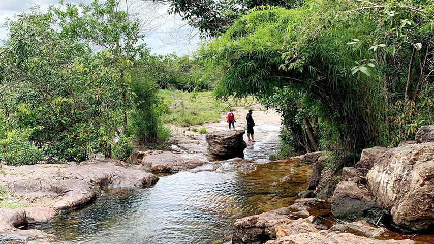 Khung cảnh hoang sơ tại Suối Trúc 