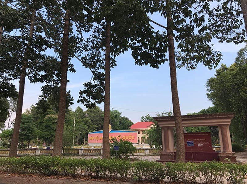 Căn cứ Trung ương Cục miền Nam nhìn từ cổng vào